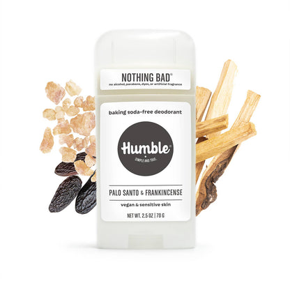 Humble Brands Palo Santo & Frankincense Vegan & Sensitive Deodorant