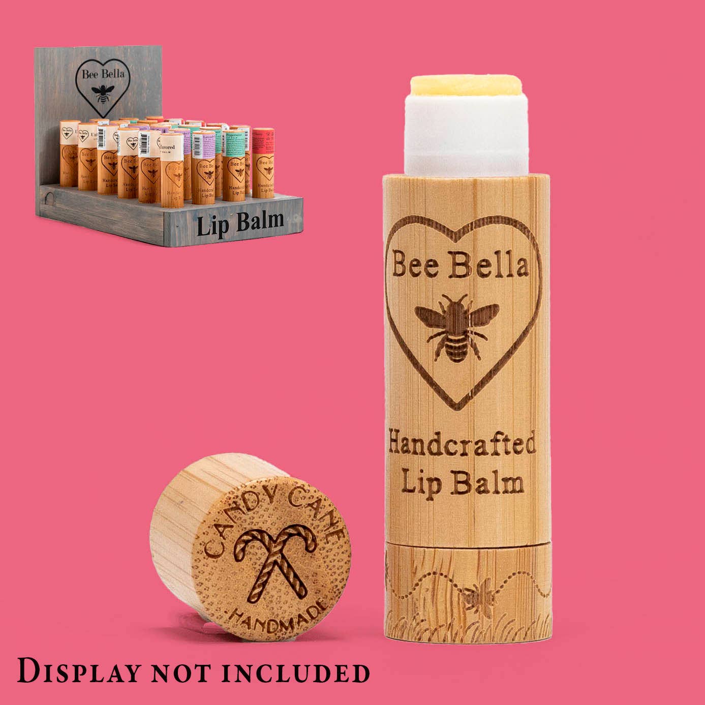 Bee Bella Candy Cane Lip Balm | 6 Pack