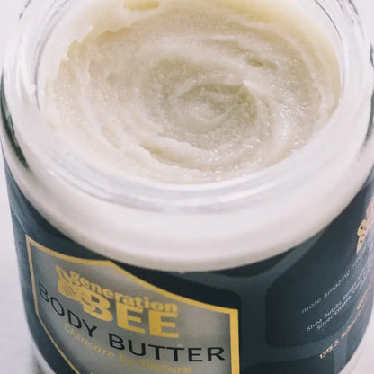 Generation Bee All-Natural Beeswax Body Butter - 8 oz Glass Jar