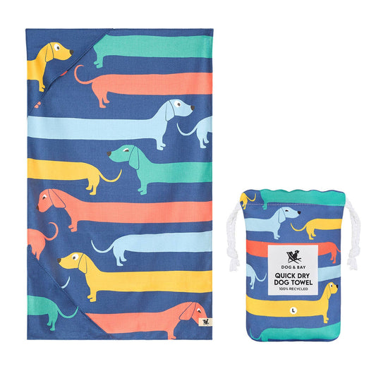 Dock & Bay Dog Towel - Go Long: Medium (35x19 in)