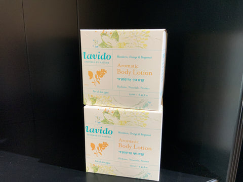 Lavido body lotion mandarin, orange and bergamot