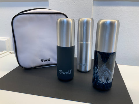 SWELL BLUE Azurite Travel Bottle Set