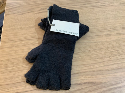 Barefoot Dreams Fingerless Gloves Black