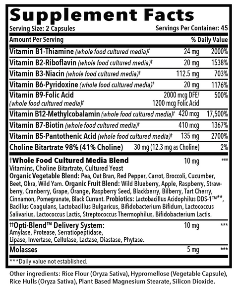 Methyl-B Dietary supplements