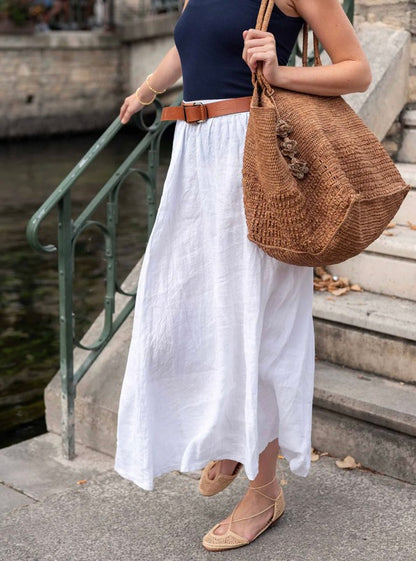 Mersea Hermosa Maxi Skirt White Medium