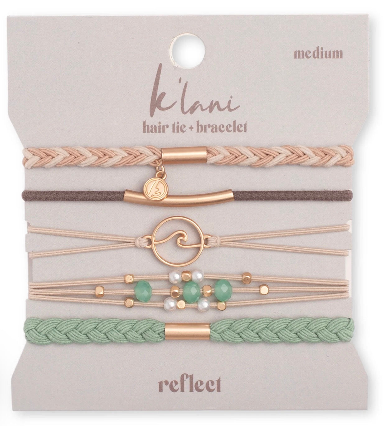 K’lani Hair Tie Bracelet Reflect Medium