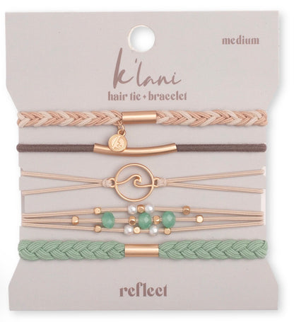 K’lani Hair Tie Bracelet Reflect Medium