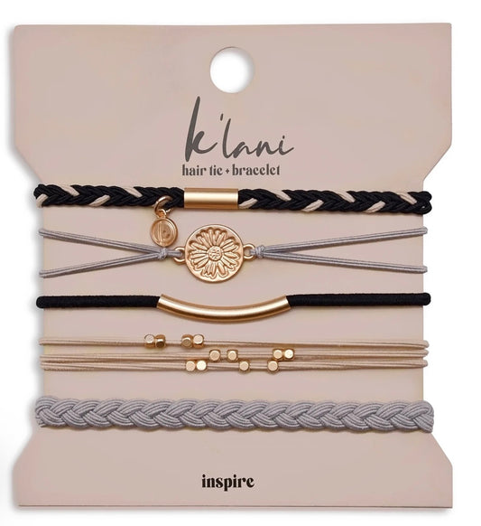 K’lani Hair Tie Bracelet Inspire Medium