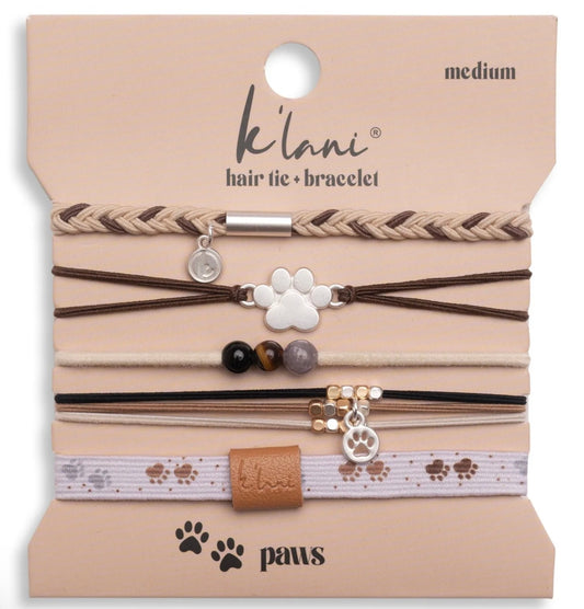 K’lani Hair Tie Bracelet Paws Large
