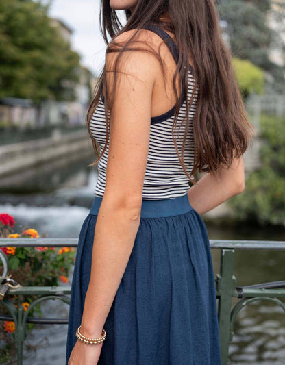 Mersea Hermosa Maxi Skirt Extra Large Navy