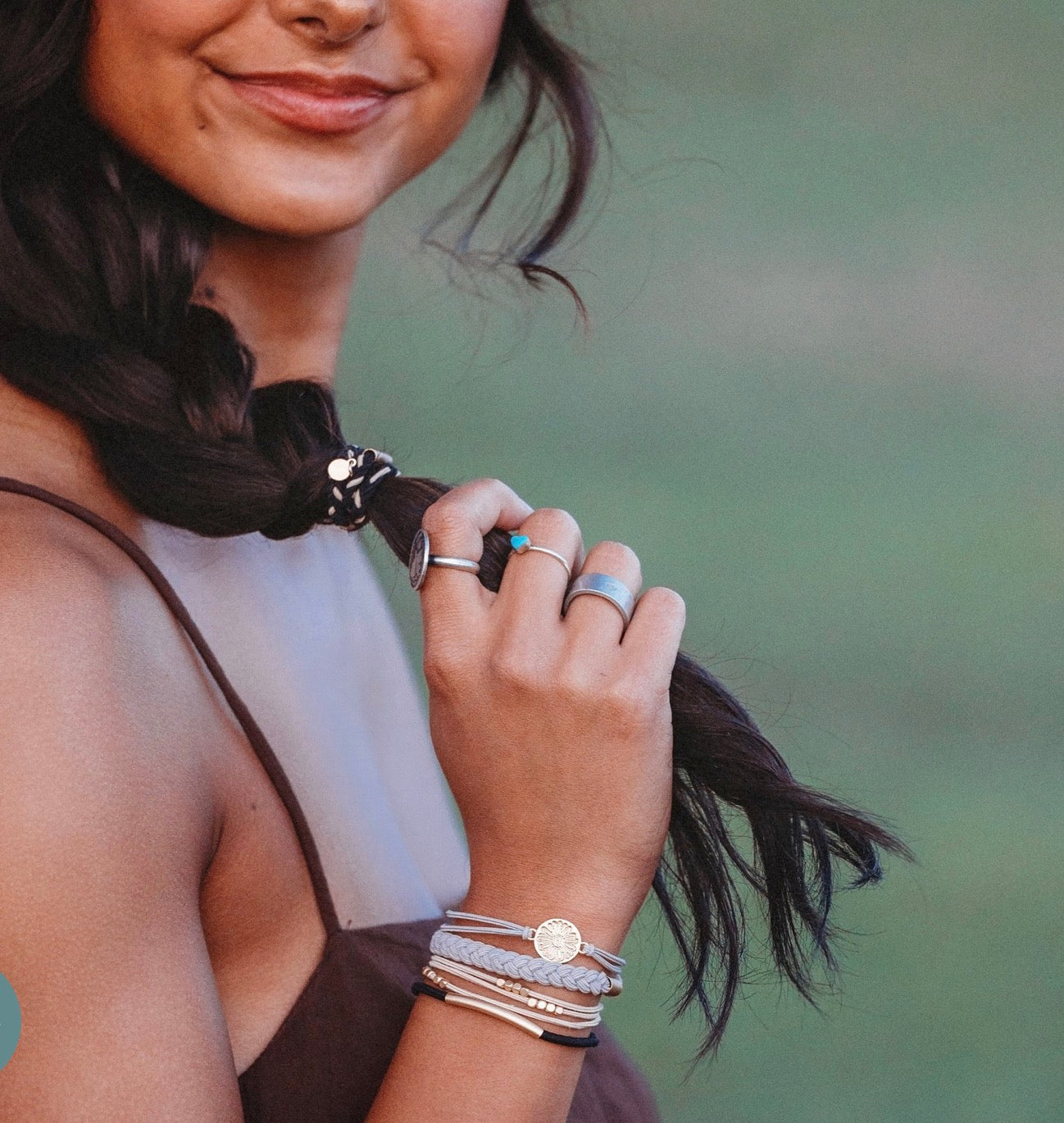 K’lani Hair Tie Bracelet Inspire Medium