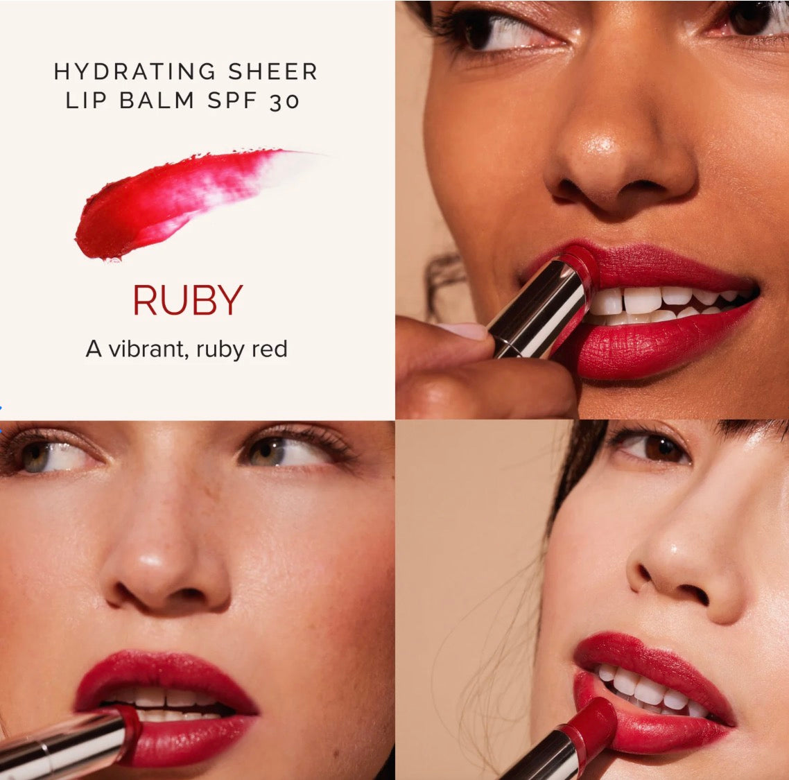 MDSolarSciences Hydrating Sheer Lip Balm SPF30 Ruby