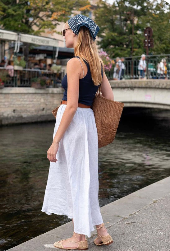 Mersea Hermosa Maxi Skirt White Medium