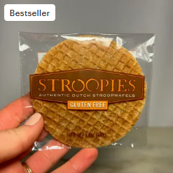 CHOCOLATE Gluten Free Stroopwafel Single Packs