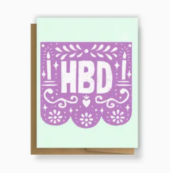 Greeting card HBD