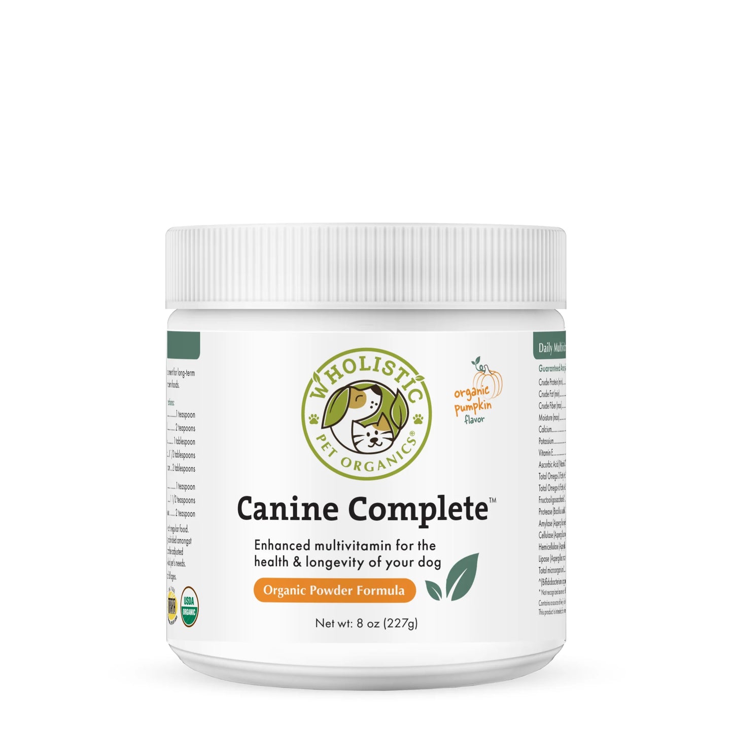 Wholistic Pet Organics Canine Complete 8oz