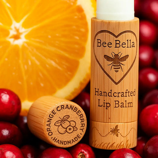 Bee Bella Orange Cranberry Lip Balm