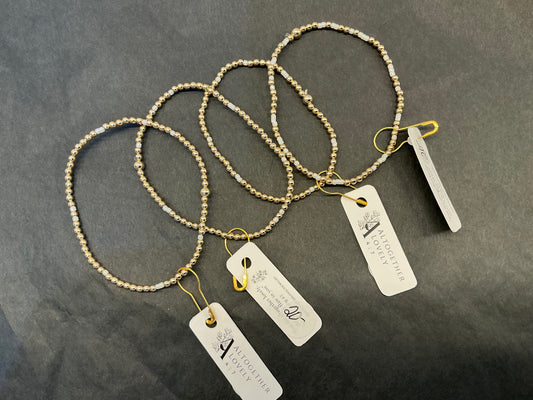 Altogether Lovely Gold Bead Bracelet