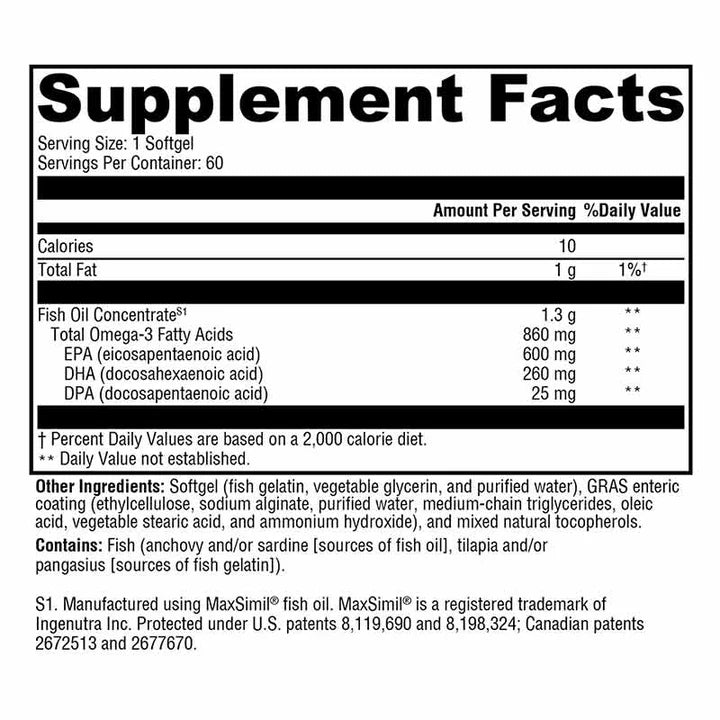 Xymogen Omega Mono Pure 1300 EC
