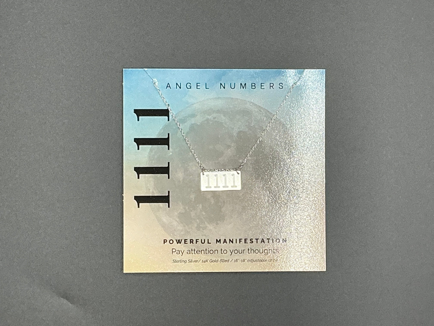 Lotus Jewelry Studio Silver Angel Number 1111 16” Necklace