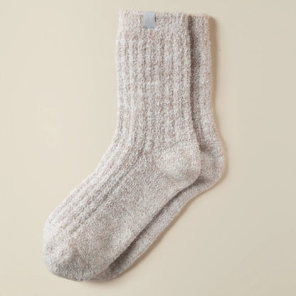Softies Marshmallow Crew sock Heather Coco