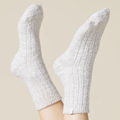 Softies Marshmallow Crew sock Heather Coco