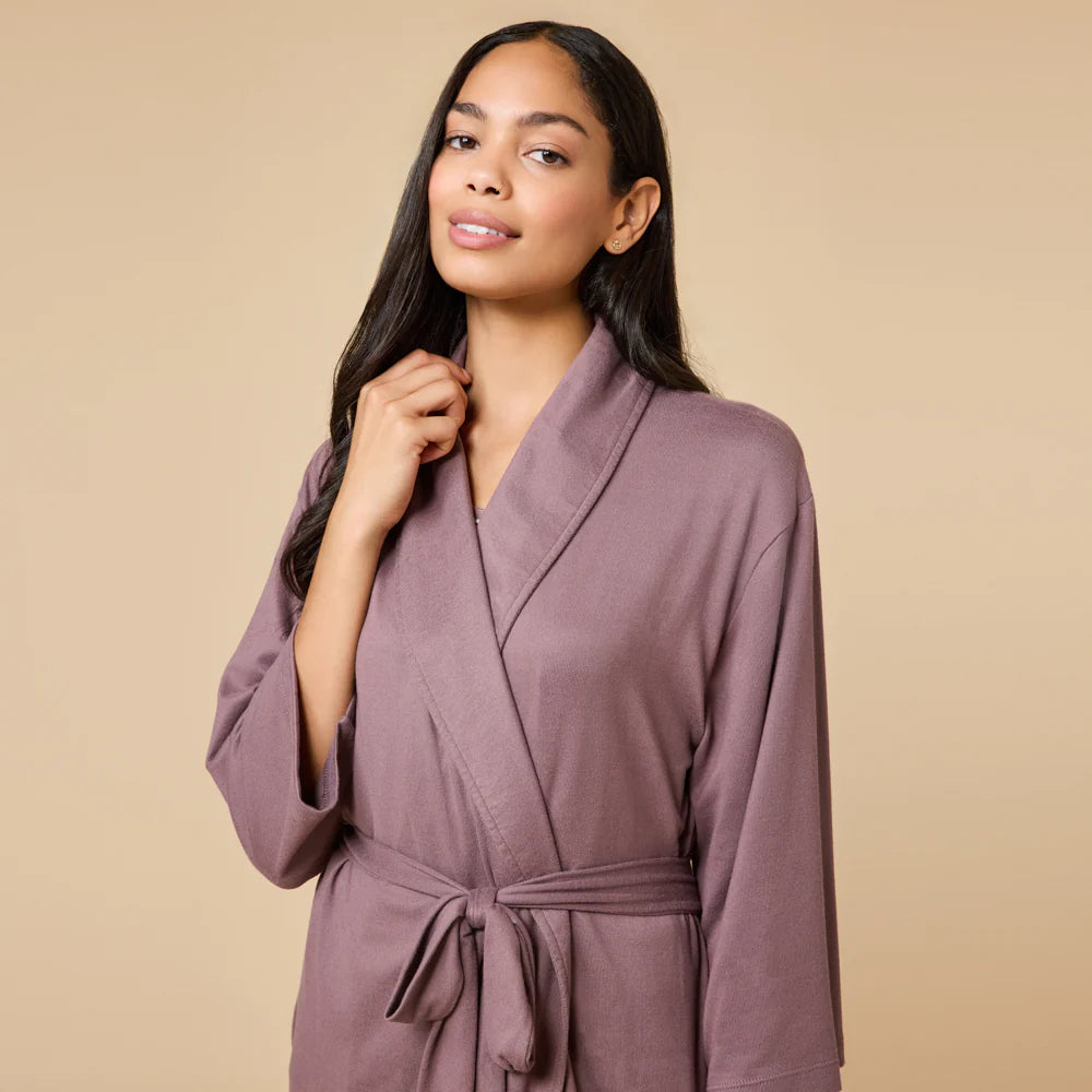 Softies Dream Shawl Collar Robe Small/Medium-Driftwood