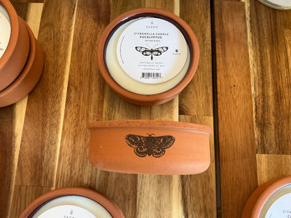 Skeem Terra Cotta Eucaplytus Citronella Candle