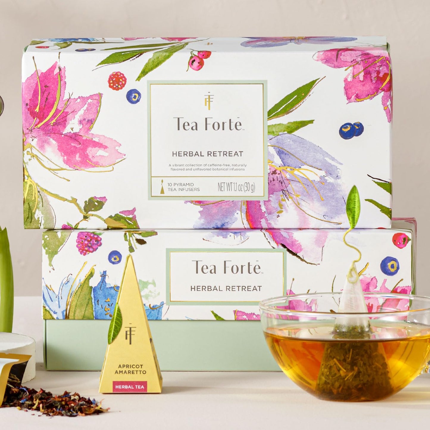 Tea Forte Petite Presentation Box Herbal Retreat