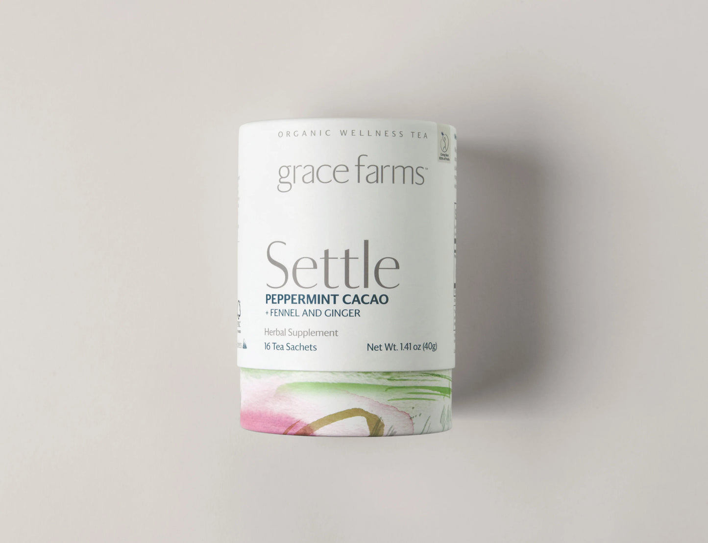 Settle Peppermint Cacao Organic Wellness Tea