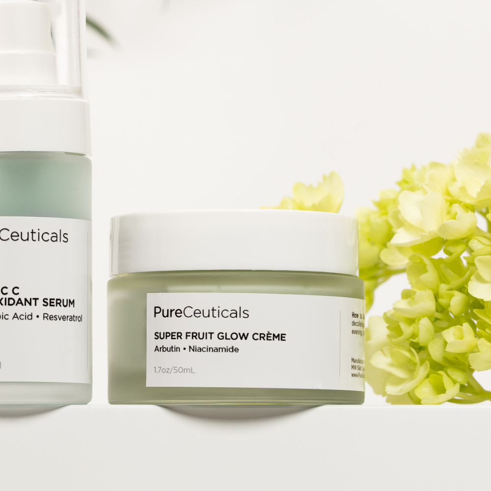 The Wellness Stop PureCeuticals Ferulic C Antioxidant Serum Super Fruit Glow Creme 2