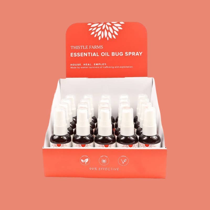 Essential Oil Bug Spray Insect Repellent Display: 20 + Display / 2 oz