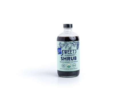 Elderberry Shrub - 16 oz - Immune/Gut Health + Drink Mixer