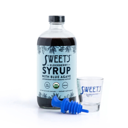 Elderberry Syrup with Blue Agave (SHELF STABLE) - 16 oz