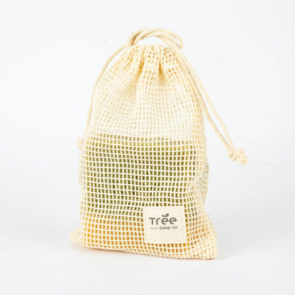 Cotton Mesh Soap Bag