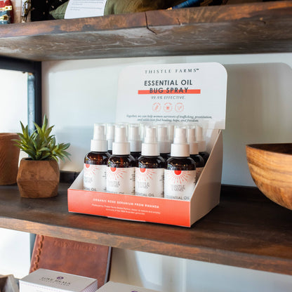 Essential Oil Bug Spray Insect Repellent Display: 20 + Display / 2 oz