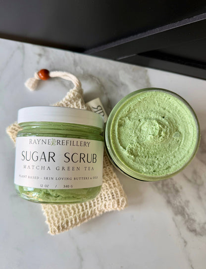 Rayne Refillery Matcha Green Tea - Whipped Sugar Scrub
