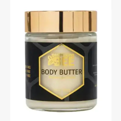 Generation Bee All-Natural Beeswax Body Butter - 8 oz Glass Jar