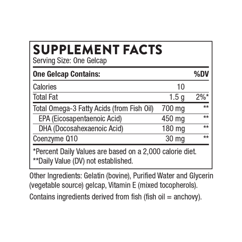 Thorne® Omega 3 CoQ10